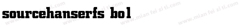 sourcehanserfs bold字体转换